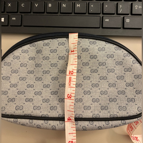 NWOT Vintage Gucci Zipper Pouch Clutch Wallet Italian Authentic - Picture 8 of 9